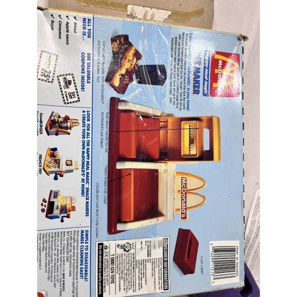 Vintage McDonald's Happy Meal Magic Pie Maker In Box 1993 Almost Complete - Picture 5 of 16
